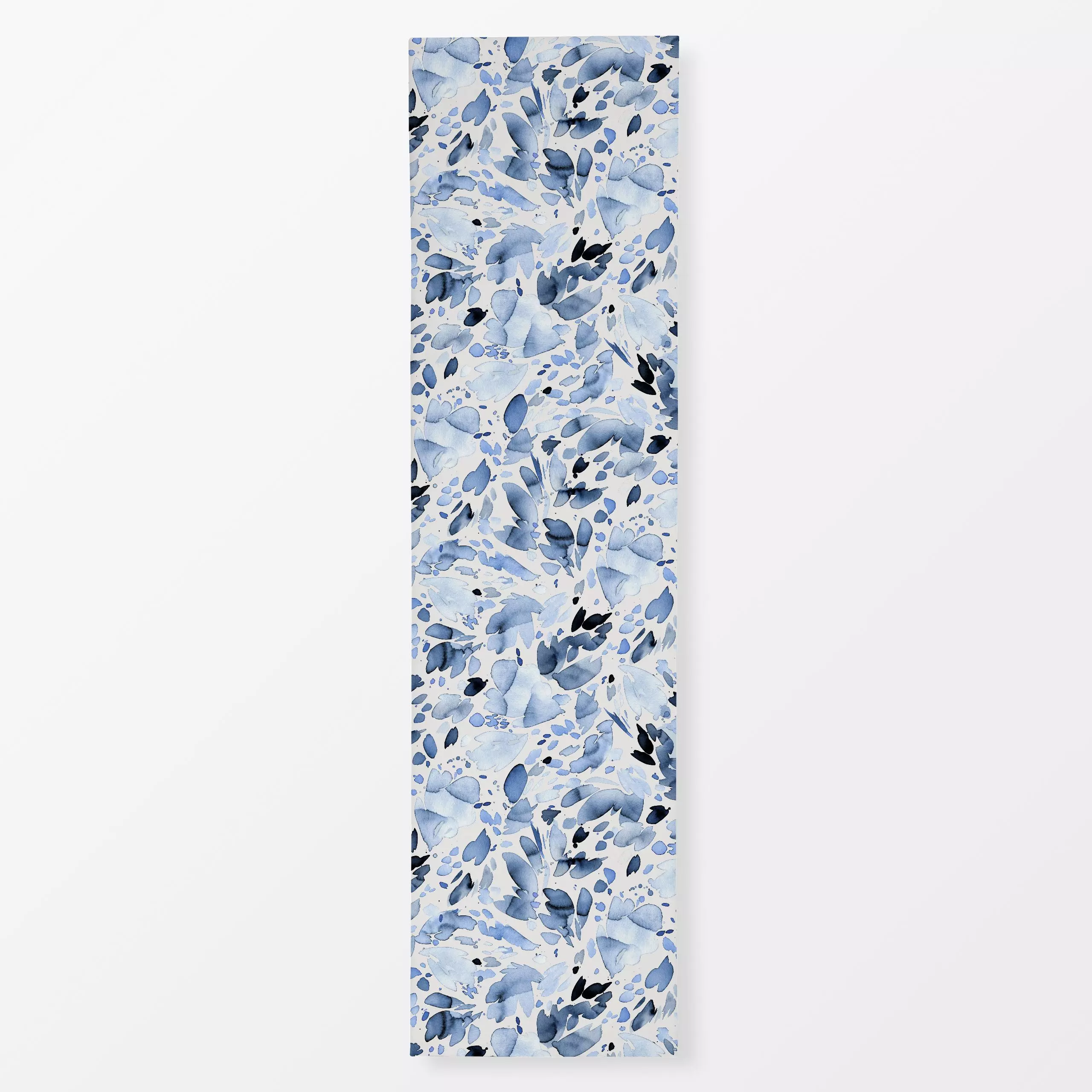 Tischläufer Abstract Mineral Sea Blue - Symbole & Muster - von „Ninola Design "; Aquarell, Wasser, Kissen, Abstrakt, Ozean, ...