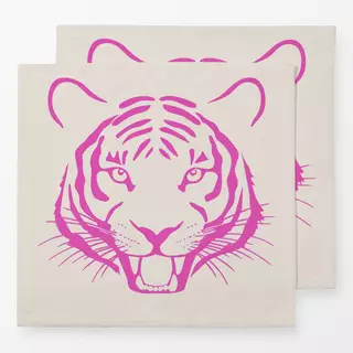 Servietten Tiger Pink