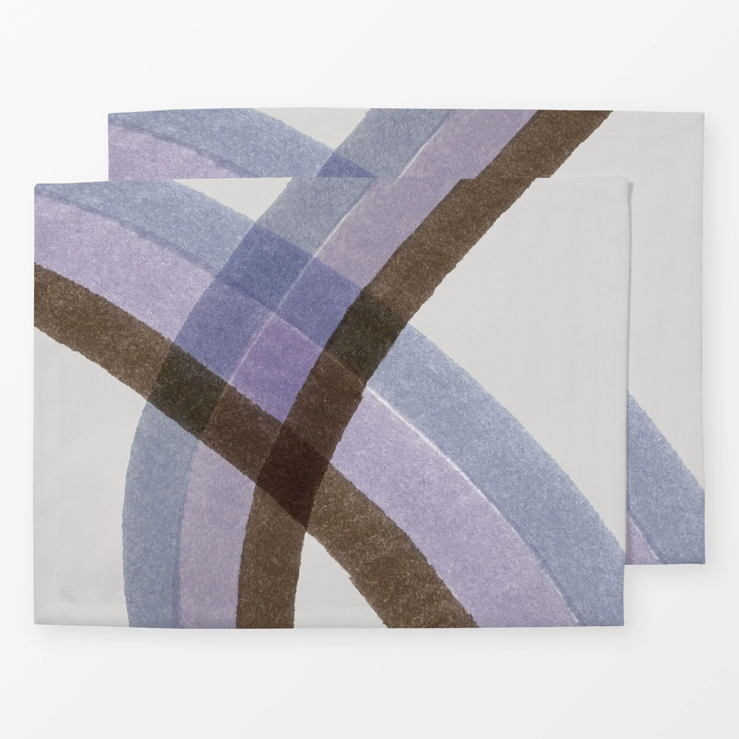 Tischset Wintermood Streifen 2 - Symbole & Muster - von „youdesignme"; abstrakt, Streifen, skandinavisch, Grafik, minimalist...