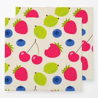 Servietten Obstsalat Muster