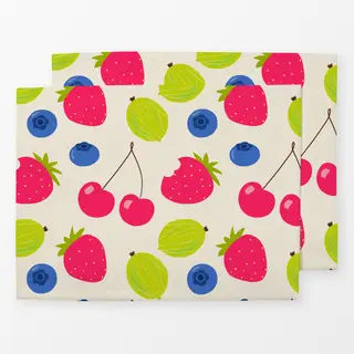 Tischset Obstsalat Muster