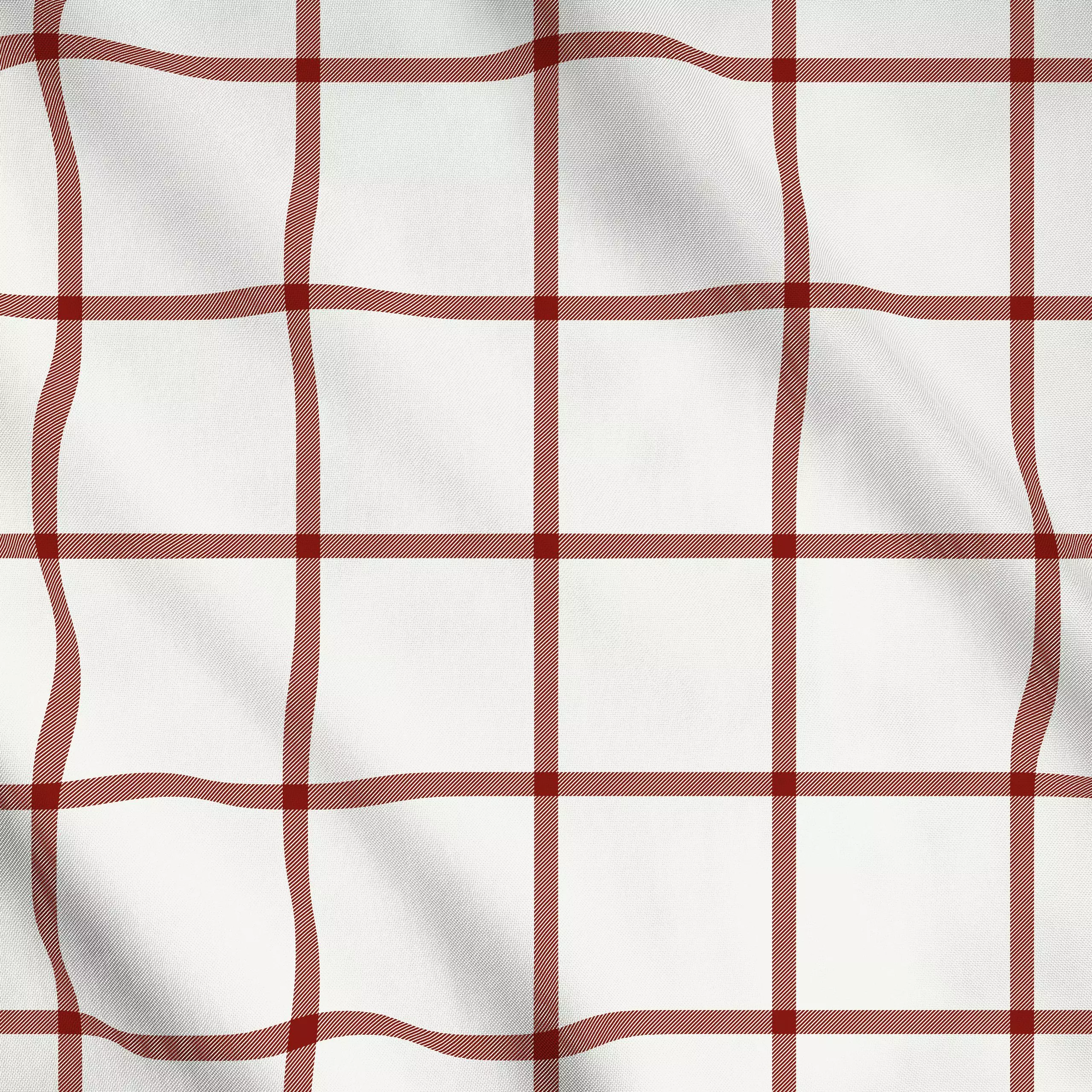 Meterware Winter Karo rot - Weihnachten, Winter, Symbole & Muster - von „Katrin Graff"; minimal, Elegant, Karo, klassisch, k...