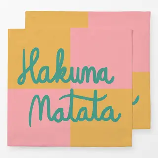 Servietten Hakuna Matata Muster