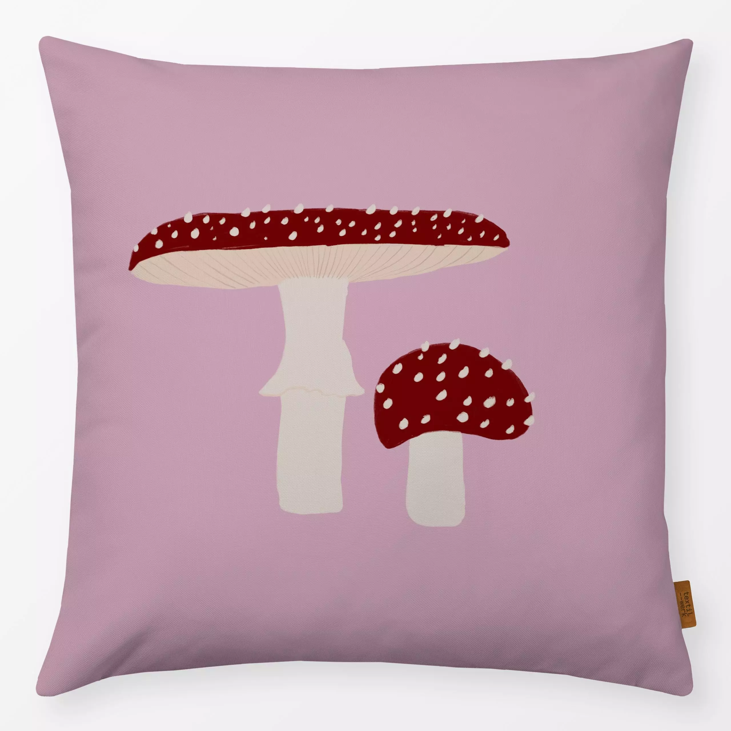 Kissen Fliegenpilze - Herbst, Gemüse - von „Sophie Augustin Illustration"; Illustration, Herbst, Herbstdeko, pilze, herbstli...