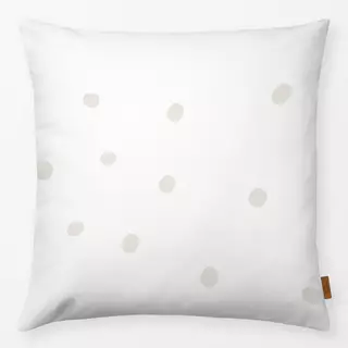 Kissen Dots White