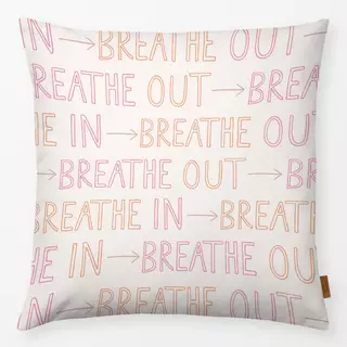 Kissen Breathe beige pink orange