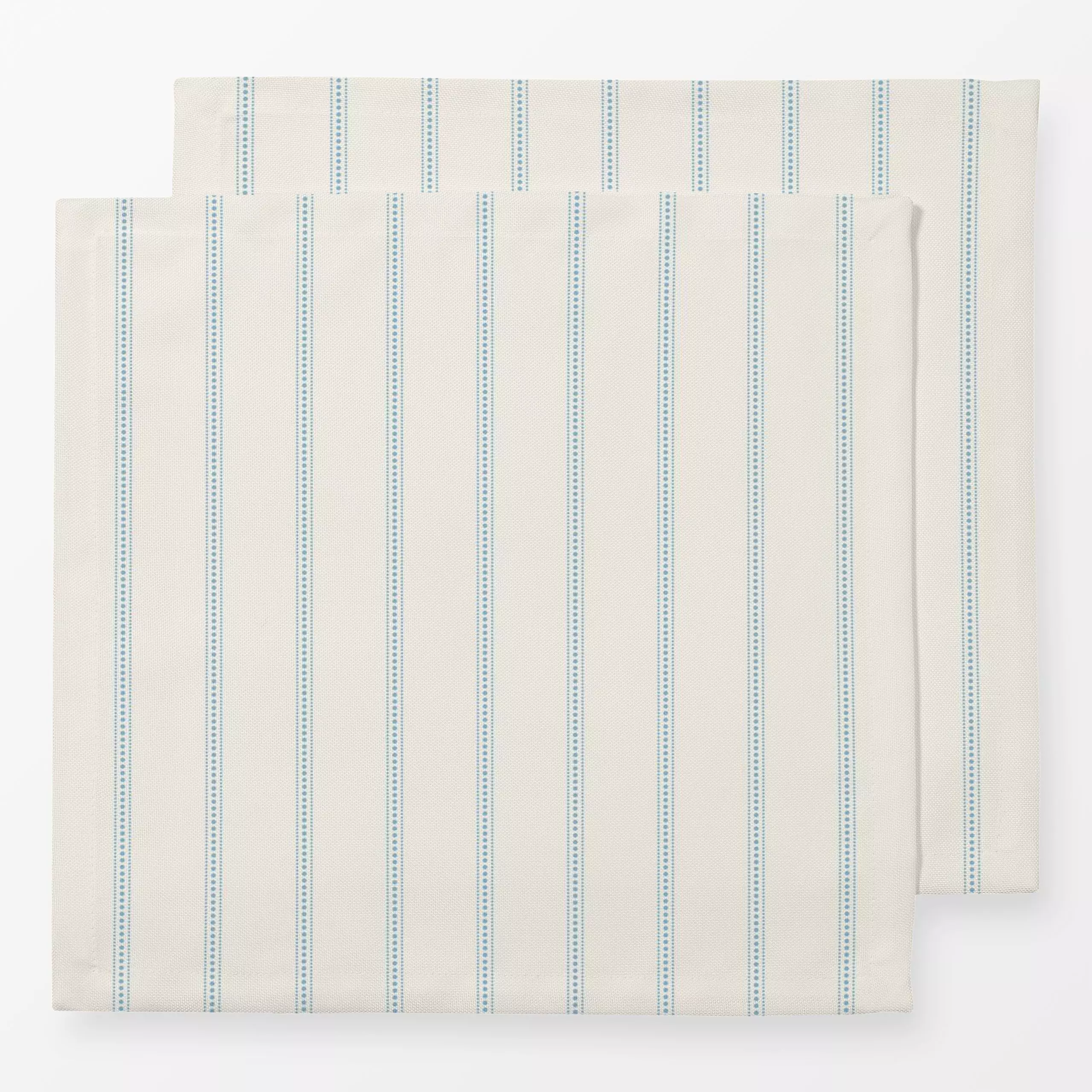 Servietten Vintage Streifen Weiss Blau - Symbole & Muster - von „DEINKI"; Linien, Streifen, Streifenmuster