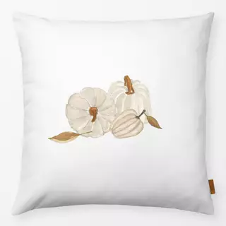 Kissen Weiße Kürbisse