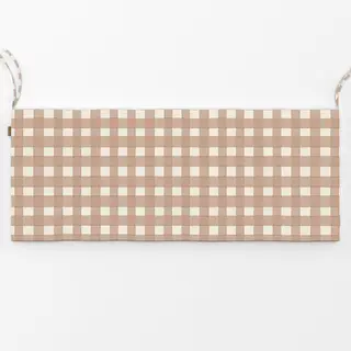 Bankauflage Gingham Baby Blush