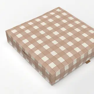 Bodenkissen Gingham Baby Blush
