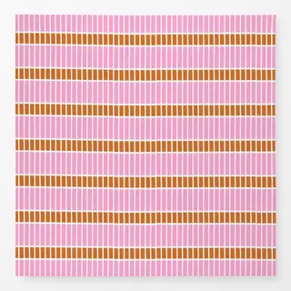 Tischdecke Horizontale Linien Blütenpink