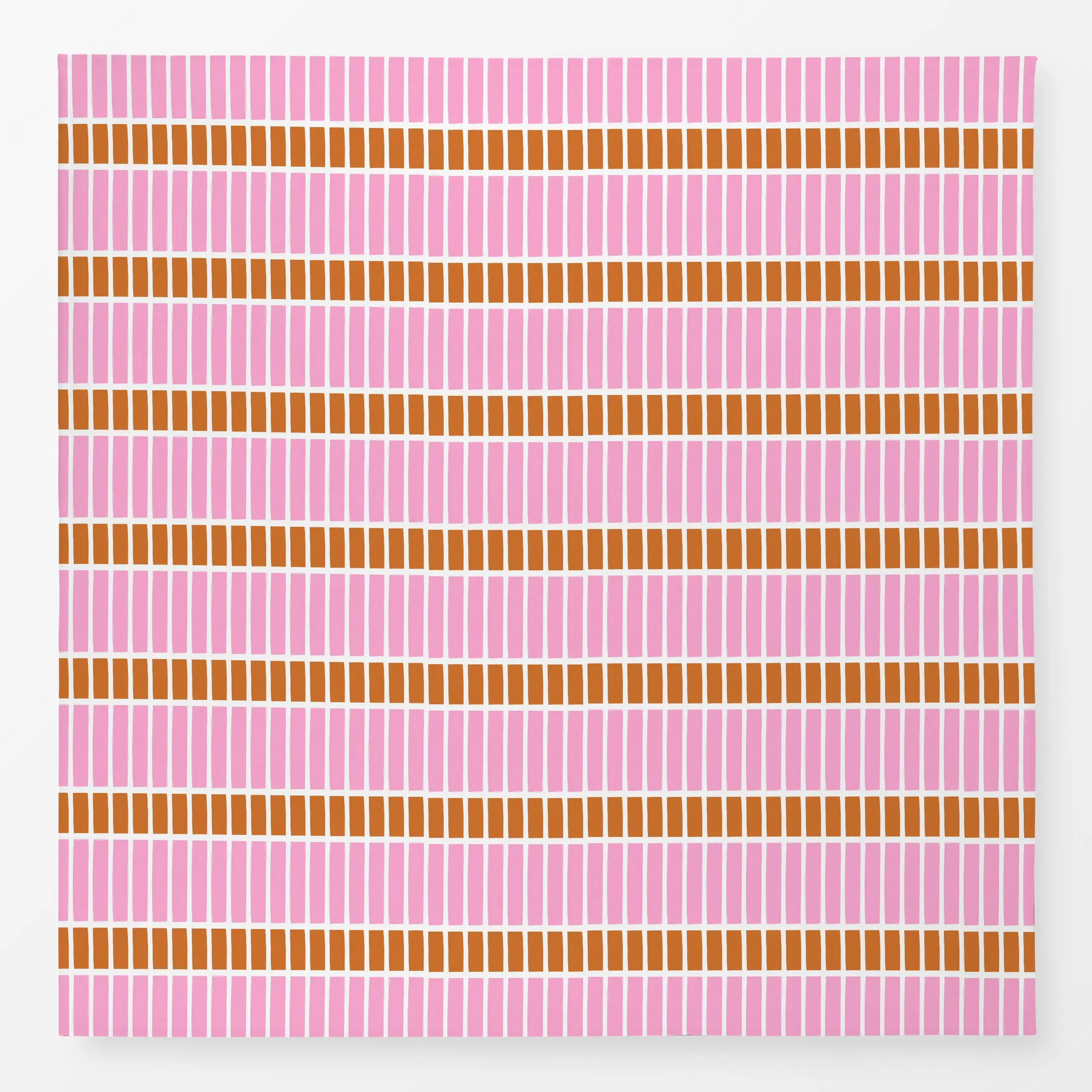 Tischdecke Horizontale Linien Blütenpink, gemustert, Frühling, von Lisa Jasmin Bauer