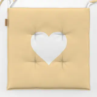 Sitzkissen Butteryellow Herz