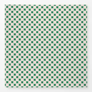 Tischdecke Chessboard Crossed Green