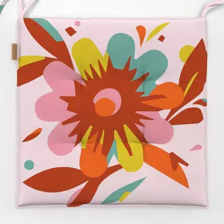 Sitzkissen Farbfreude Blüte 2
