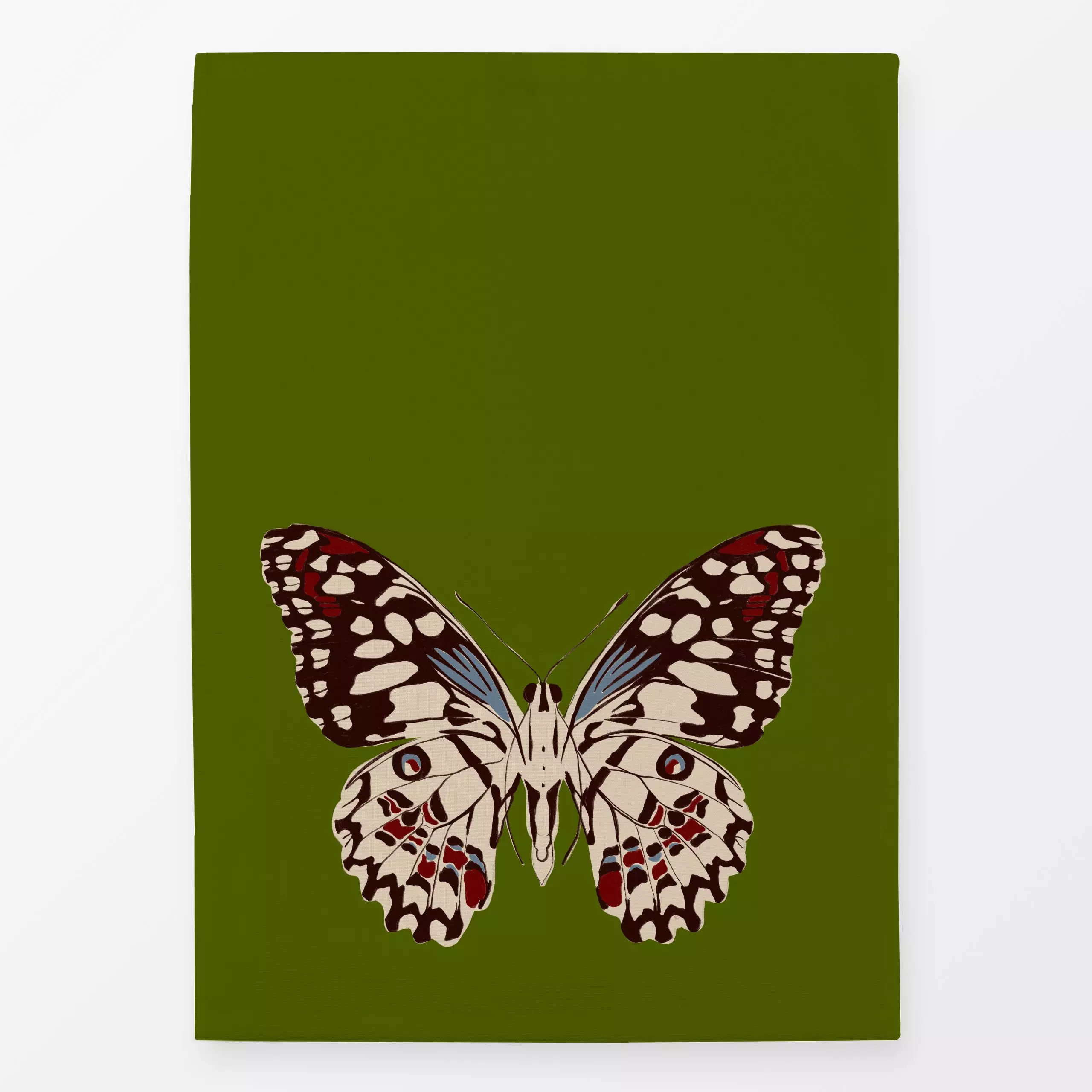 Geschirrtücher Schmetterling Grün - Herbst, Tiere - von „Sophie Augustin Illustration"; Illustration, Schmetterling, Tiere, ...