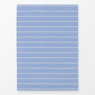 Geschirrtücher Wellige Streifen Blau