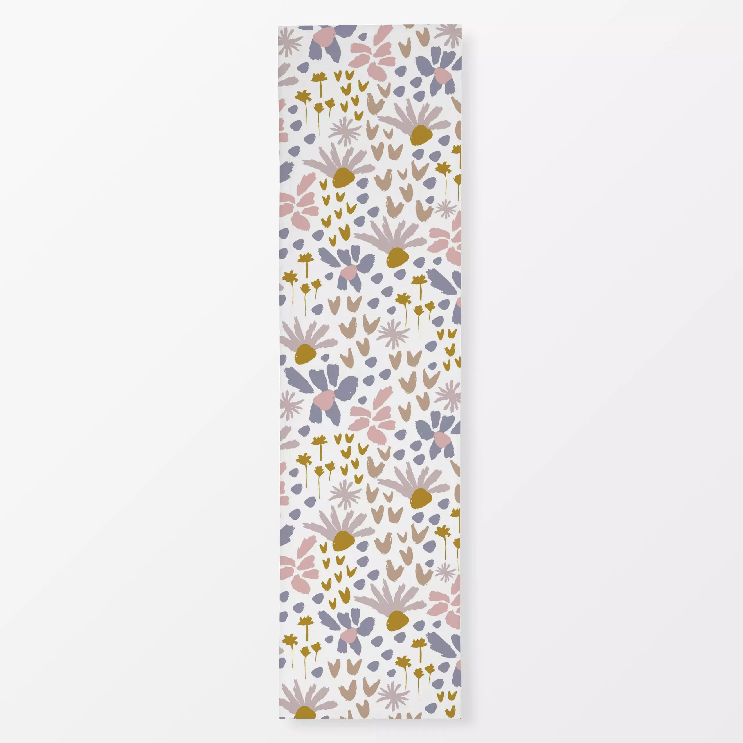 Tischläufer Spring Time Purple - Blumen & Florales, Kinderzimmer & Motive für Kinder, Symbole & Muster - von „Sara Maria"; b...