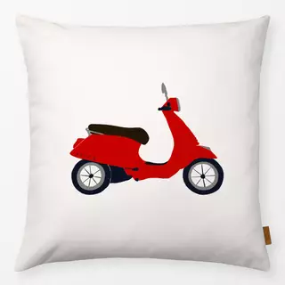 Kissen Vespa Rot