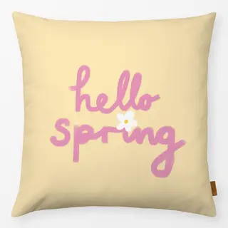 Kissen Hello Spring Butteryellow
