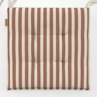 Sitzkissen Mocha Mousse Beige Stripes