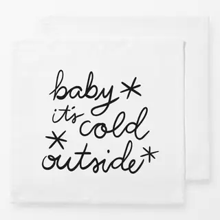 Servietten Baby it's cold 2