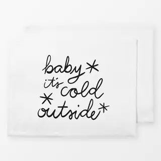 Tischset Baby it's cold 2