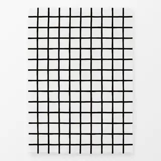 Geschirrtücher Karo Muster Schwarz Weiß