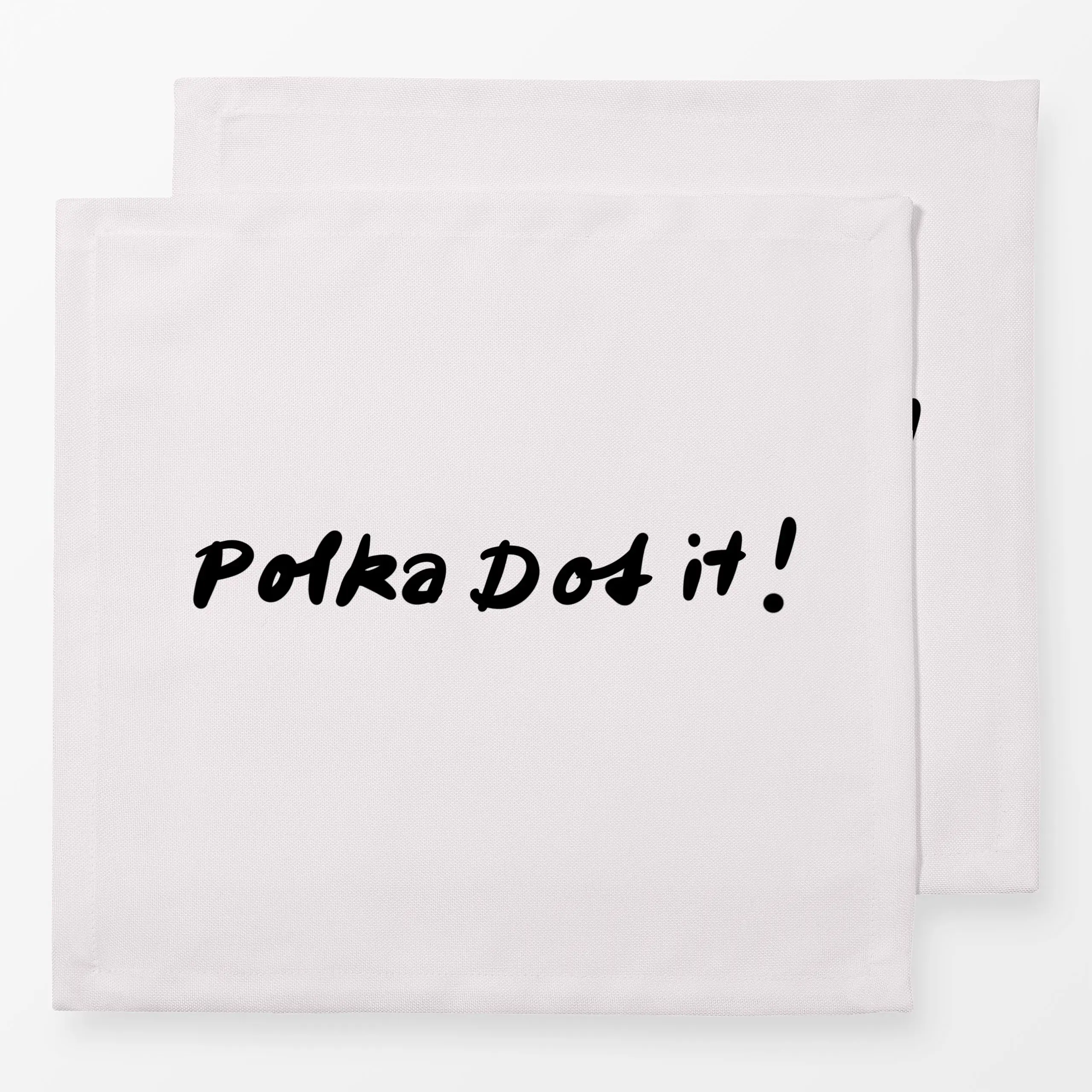 Servietten Typo Polka dot it! - Sprüche & Schriftzüge, Symbole & Muster - von „Sophie Augustin Illustration"; Punkte, Dots, ...