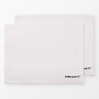 Tischset Typo Polka dot it!