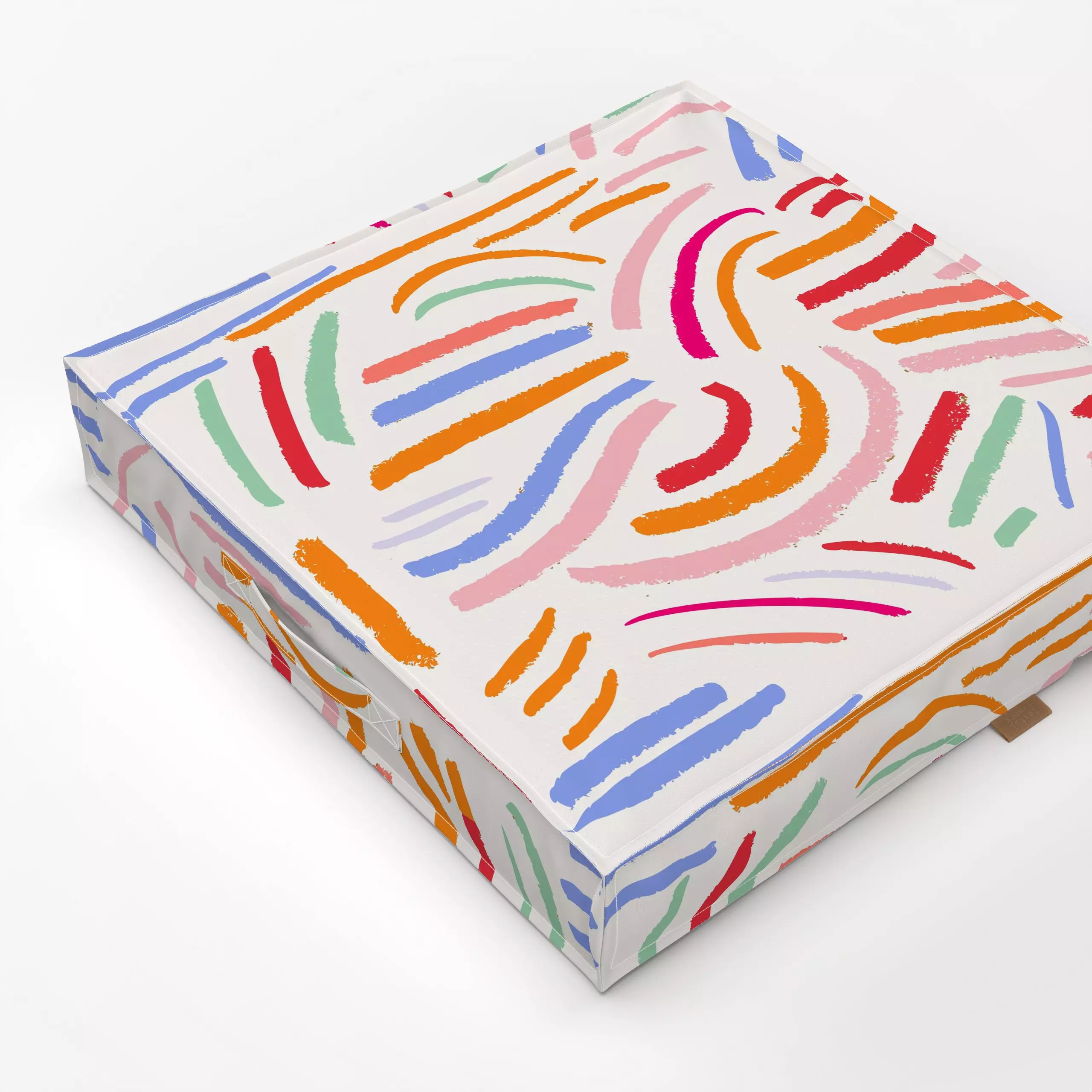 Bodenkissen Ethno Allover Muster bunt - Sommer, Symbole & Muster - von „Kruth Design"; Muster, Ethno, Sommerlich, Gartendeko...