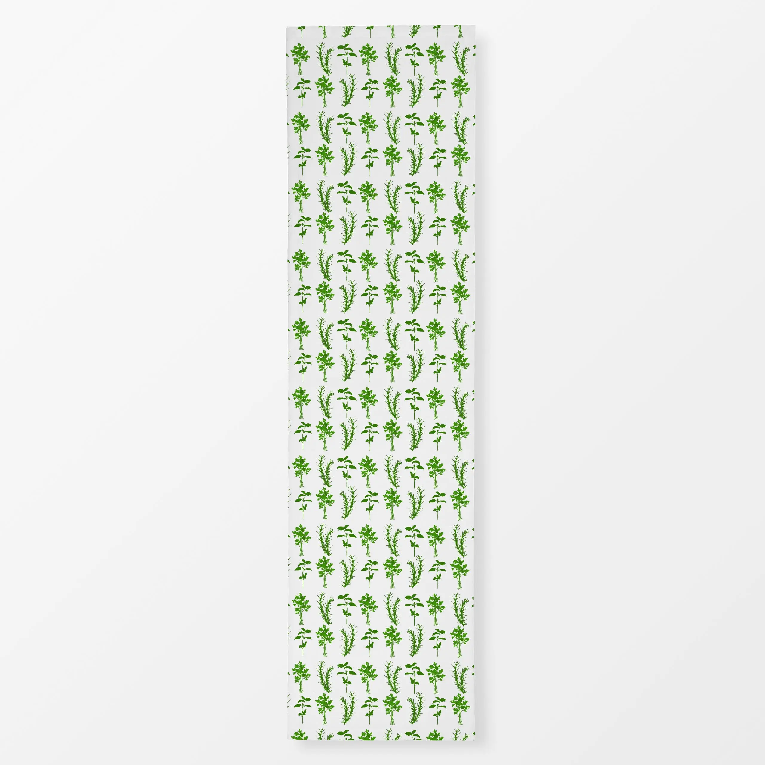 Tischläufer Gartenkräuter Muster, Blumen, Essen & Trinken, von Sophie Augustin Illustration