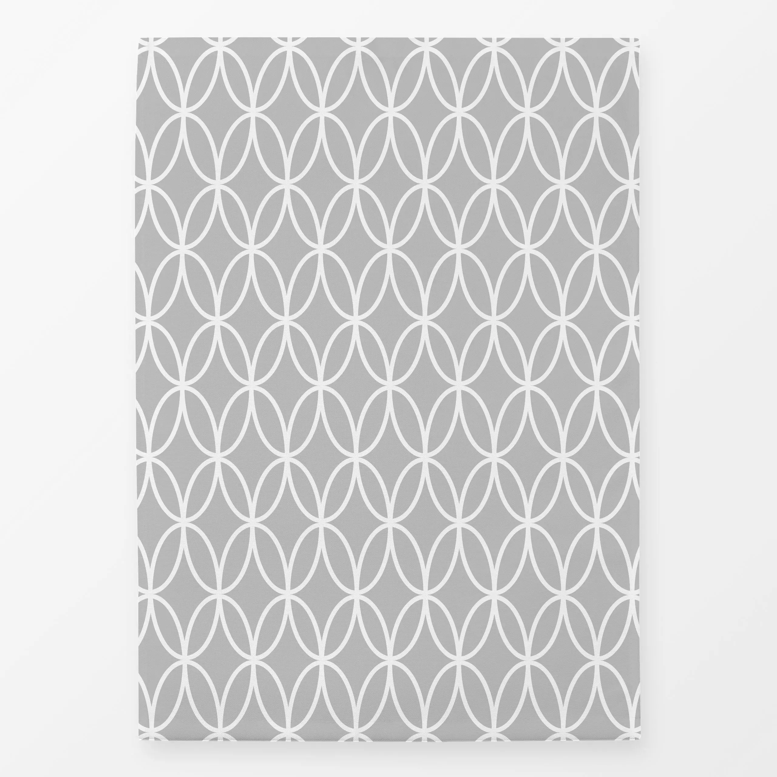 Geschirrtücher Ovales Muster - Sommer, Symbole & Muster - von „Julia Reyelt"; Muster, grau, Hygge, grafisch, Ruhe, Oval, chi...