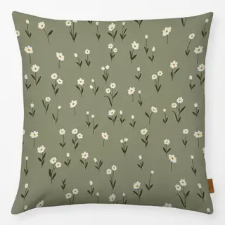 Kissen Blumenwiese Frühling grün