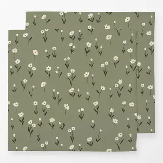 Servietten Blumenwiese Frühling grün