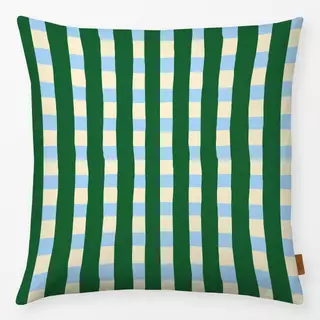 Kissen Karo Streifen Liebe NO1