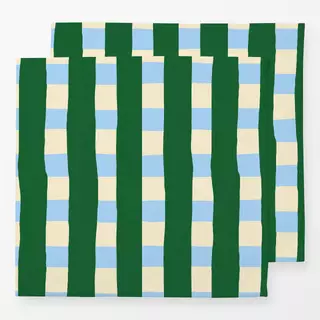 Servietten Karo Streifen Liebe NO1