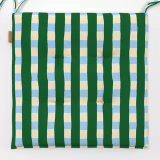 Sitzkissen Karo Streifen Liebe NO1