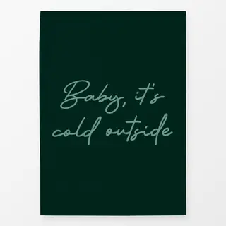 Geschirrtücher Baby It's Cold Outside green