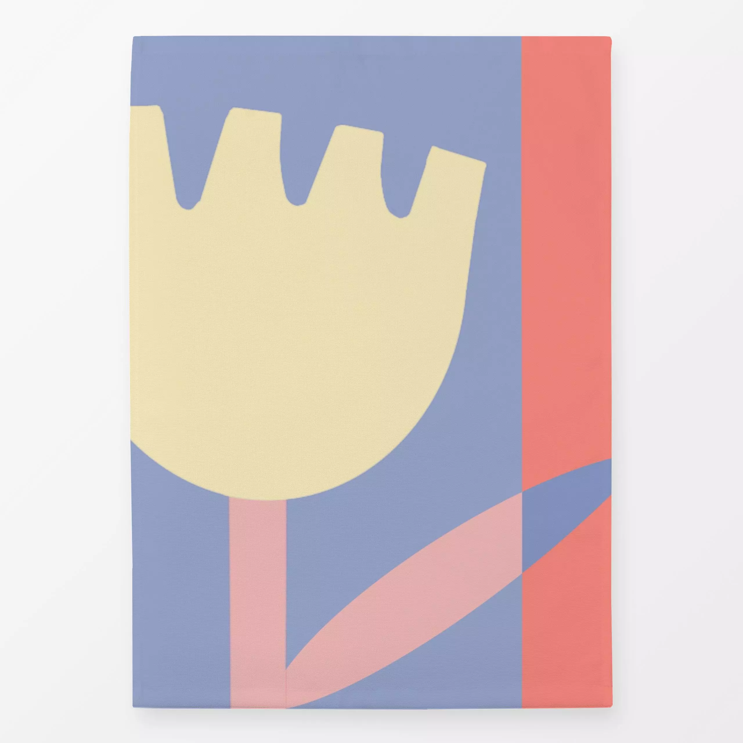 Geschirrtücher Blümerant/lila - Frühling, Sommer, Symbole & Muster - von „Buttablume"; minimal, skandinavisch, Blumen, Abstr...