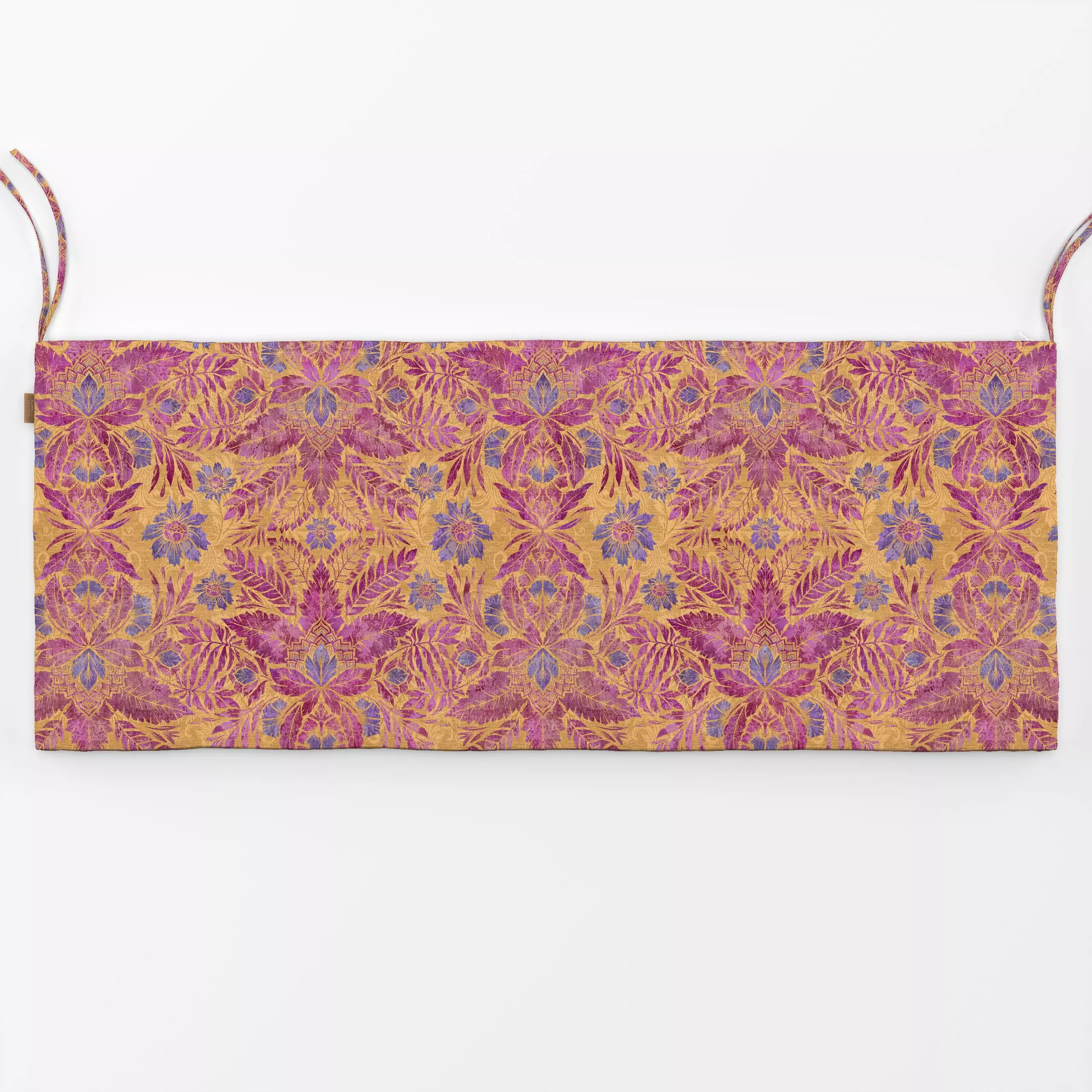 Bankauflage Baroque Rosa Lila Blumen - Blumen & Florales, Frühling, Pflanzen & Botanik - von „Bloomery Decor"; Muster, exoti...