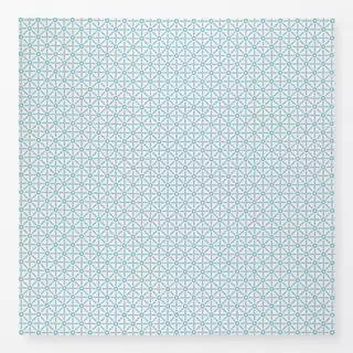 Tischdecke Geo Sonne beige türkis