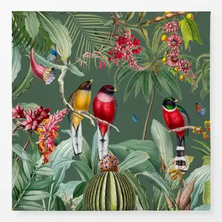 Tischdecke Tropischer Regenwald grün