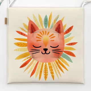 Sitzkissen Whimsy Boho Cat