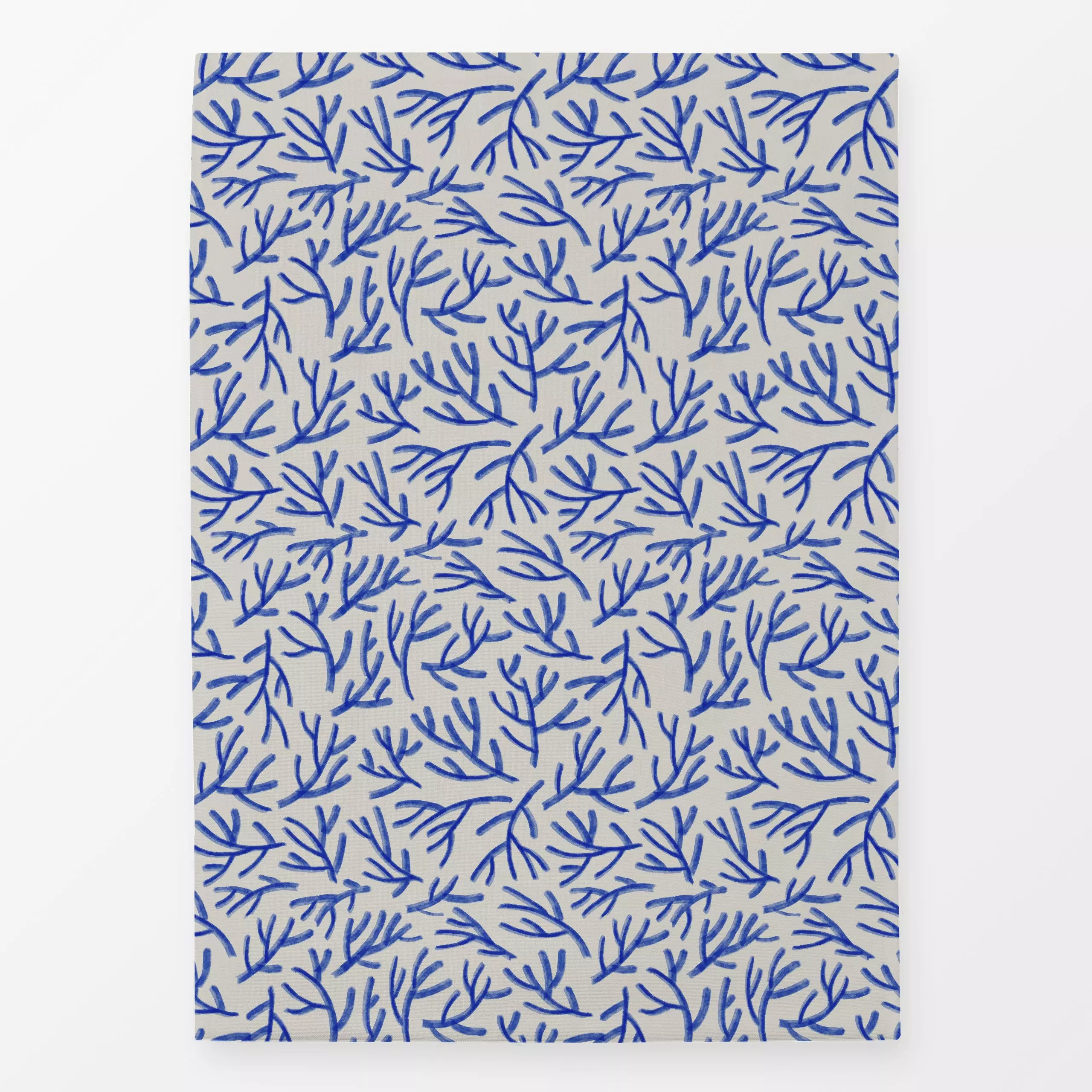 Geschirrtücher Vibrant Summer Korallen blau - Sommer, Symbole & Muster - von „Carolin Vonhoff"; boho, Muster, kleingemustert...