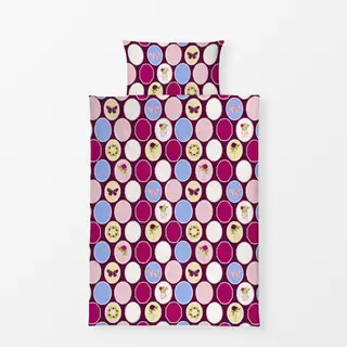 Bettwäsche Bilderrahmen Pattern Burgundy