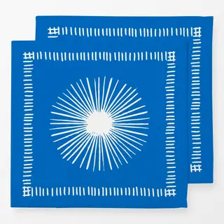 Servietten Azulejo Cascais Blue