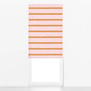 Raffrollo Horizontale Linien Blush Rosé