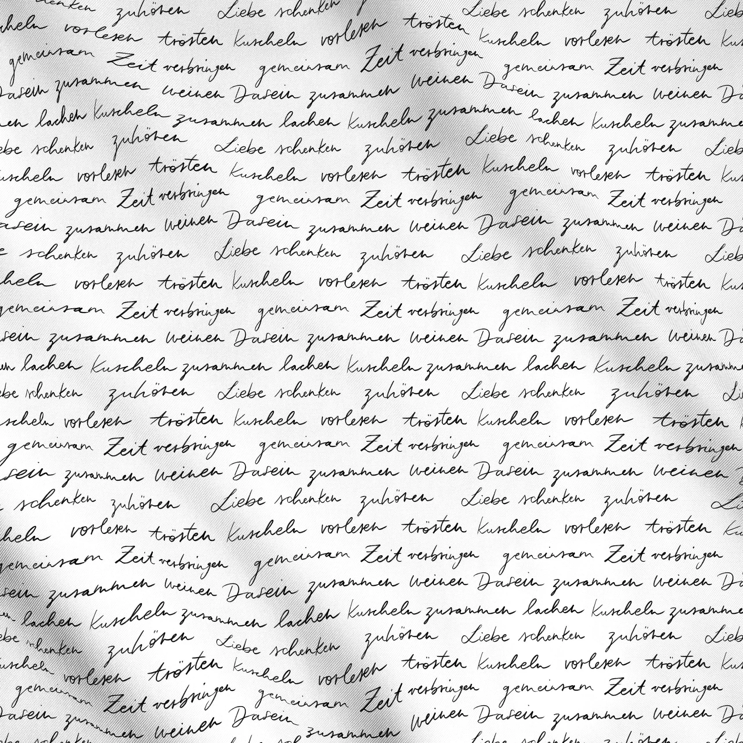 Meterware DANKE FÜR, Spruch, von Lena Yokota
