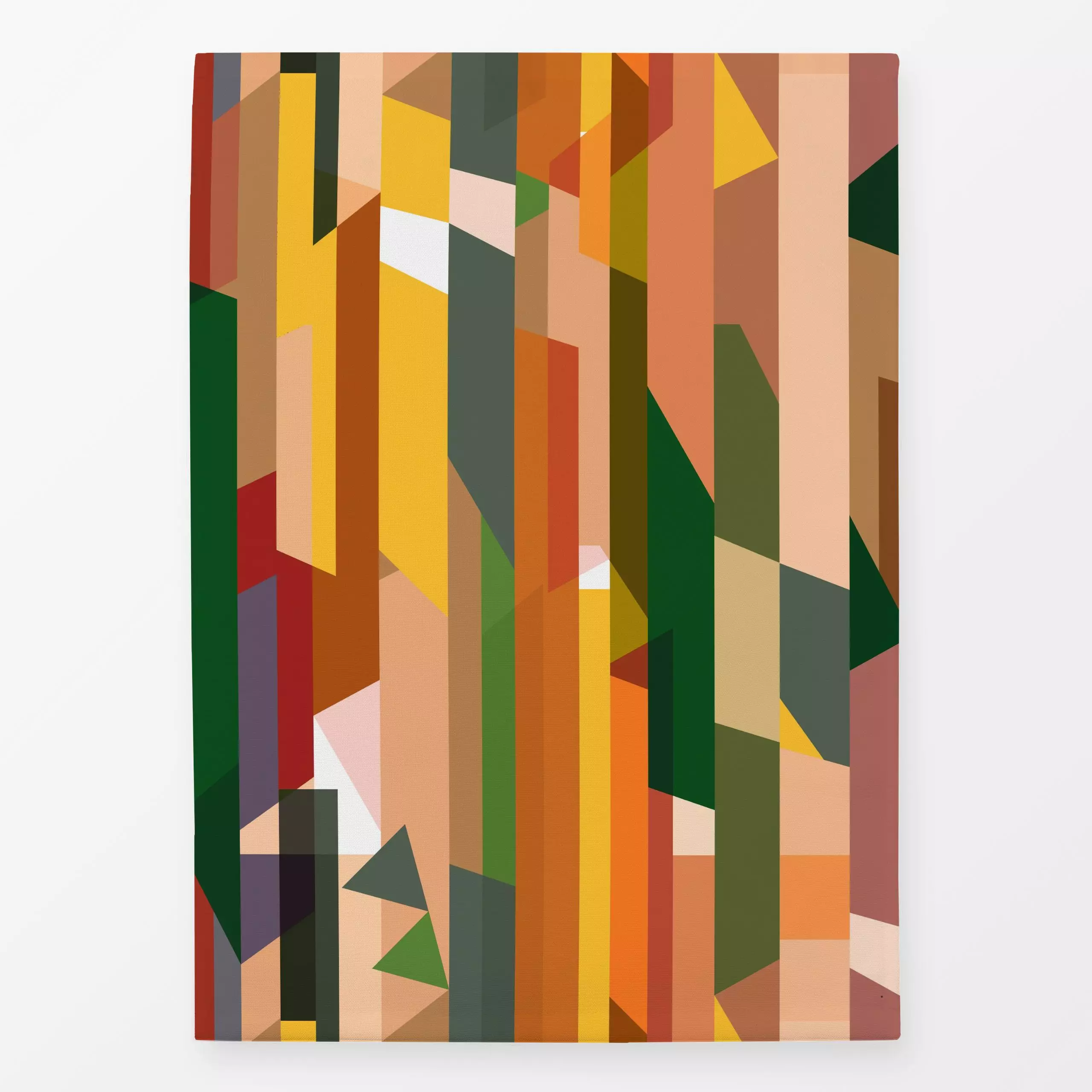 Geschirrtücher Broken Stripes Autumn - Herbst, Symbole & Muster - von „Ninola Design "; Linien, Streifen, Terrazzo, beige, t...
